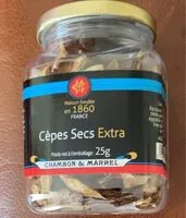 Mängden socker i Cèpes secs extra