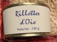Mängden socker i Rillettes d’oie