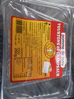 Mängden socker i Tourtons aux pommes de terre TOURTON DU CHAMPSAUR