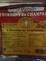 Mängden socker i Ravioles au fromage RAVIOLES DU CHAMPSAUR, 8 pieces