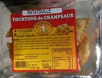 Mängden socker i Tourtons du Champsaur Ratatouille