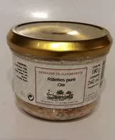 Mängden socker i Rillettes pure oie