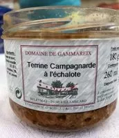 Mängden socker i Terrine Campagnarde à l'échalote