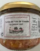 Mängden socker i Terrine foie volaille poivre vert