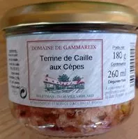 Mängden socker i Terrine de cailles aux cepes