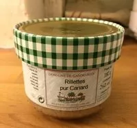Mängden socker i rillettes pur canard