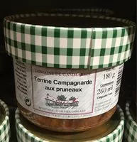 Mängden socker i Terrine campagnarde aux pruneaux