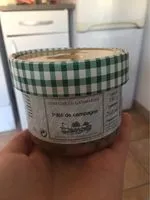 Mängden socker i Pâté de campagne