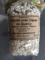 Mängden socker i Risotto Cepes du Quercy