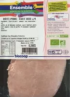 Mängden socker i Rôti de porc cuit x4