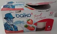 Mängden socker i Yaourts sur lit de fraise