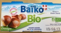 Mängden socker i Baïko Yaourts natures sur lit de châtaignes