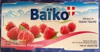 Mängden socker i Yaourt au lait entier, sucré sur lit de framboise et arômes