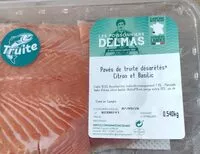 Mängden socker i Pavés de truite desaretés citron et basilic