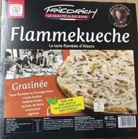 Mängden socker i Flammekueche Gratinée - Tarte flambée Gratinée