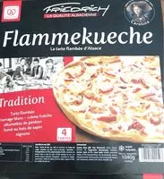 Mängden socker i Flammekueche Tradition Friedrich