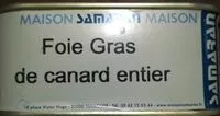 Mängden socker i Foie gras de canard entier