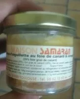 Mängden socker i Terrine d'aiguillette au foie de canard et armagnac