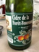 Mängden socker i Cidre de la Forêt Fouesnant