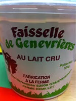 Mängden socker i Faisselle De Gênevrieres