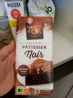 Mängden socker i Chocolat pâtissier noir