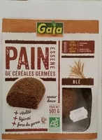 Mängden socker i Pain Essène de céréale germée - blé