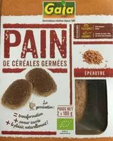 Mängden socker i 2 X 100G Pain Essene Epeautre