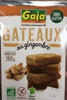 Mängden socker i Gâteaux au gingembre vegan