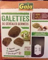 Mängden socker i Galettes de lentilles Germées, champignons et céleri
