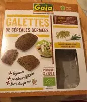 Mängden socker i 2X100G Essene Galette Mungo Germe
