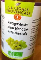 Mängden socker i Vinaigre de vin vieux blanc bio aromatisé noix