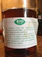 Mängden socker i Vinaigre de cidre bio