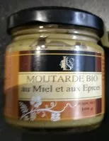 Mängden socker i Moutarde bio au miel et aux épices