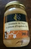Mängden socker i Moutarde de Dijon piment d'Espelette Bio