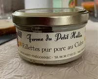 Mängden socker i Rillettes pur porc au cidre