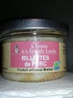 Mängden socker i Rillettes de porc