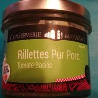 Mängden socker i Rillettes pur porc tomate basilic