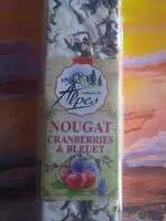 Mängden socker i Nougat cramberries et bleuet