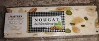 Mängden socker i Barre de nougat de Montelimar
