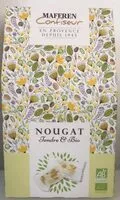 Mängden socker i Nougat tendre & bio