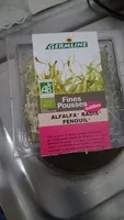 Mängden socker i Fines pousses ALFALFA RADIS FENOUIL