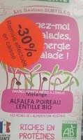 Mängden socker i Mélange de graines germés Alfalfa Poireau Lentilles bio