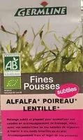 Mängden socker i Germes D'alfalfa,poireau,lentilles Barq 75G