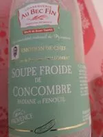 Mängden socker i Soupe froide de concombre