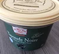 Mängden socker i Tapenade noire facon des bergers Varois AU BEC FIN