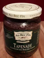 Mängden socker i Tapenade noire facon des bergers Varois