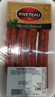 Mängden socker i Merguez boeuf mouton PIVETEAU, 4 pieces