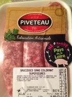 Mängden socker i Grosses saucisses Piveteau Nature x3