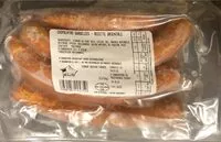 Mängden socker i Chipolatas surgelees