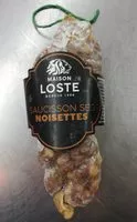 Mängden socker i Saucisson Sec Noisettes